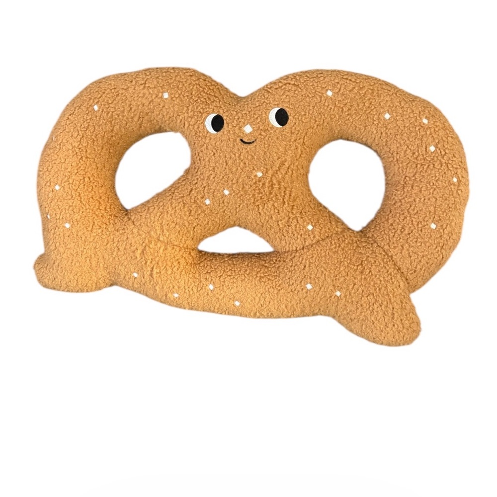 Smiley Pretzel Plush Toy